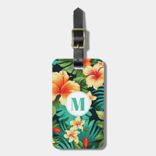 Hawaiian Flowers Luggage Tag