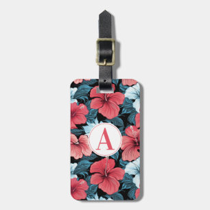 Hawaiian Flowers Luggage Tag