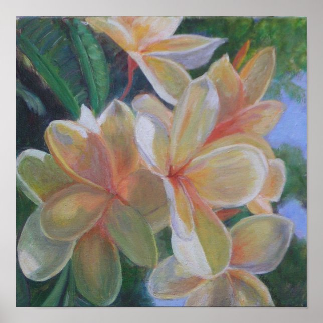 HAWAIIAN FLOWERS Poster (Front)