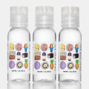Hawaiian Foods Island Wedding Restaurant Café Hand Sanitizer