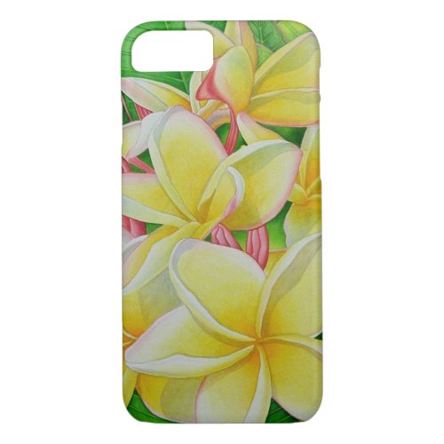 Hawaiian Frangipani iPhone 87 Case