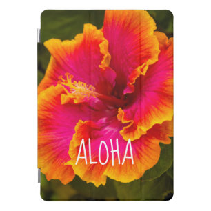 Hawaiian Fuchsia and Orange Hibiscus from Kauai iPad Pro Cover