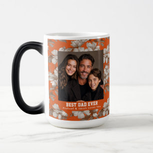 Hawaiian Gardenias Bouquet Father Day Custom Coffe Color Morph Mug