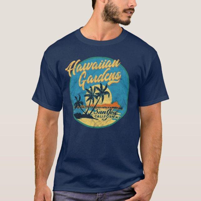 Hawaiian Gardens Tiki Bar T-Shirt (Front)