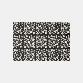 Hawaiian Geometric Flowers - Rug 3' x 2'