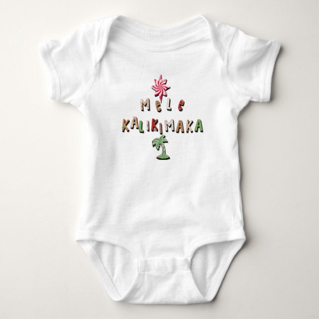 Hawaiian Gingerbread Cookies and Candy 2.0 Baby Bodysuit (Front)