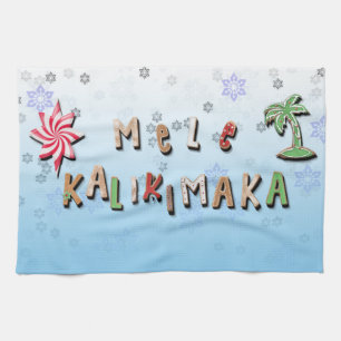 Hawaiian Gingerbread Cookies and Candy Kitchen Towel