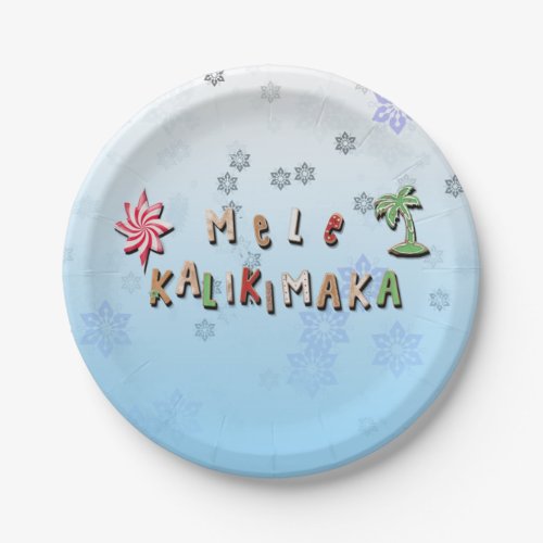 Hawaiian Gingerbread Cookies and Candy Paper Plates