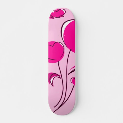 Hawaiian Girl Love Child Cruiser Custom Pro Long Skateboard Deck