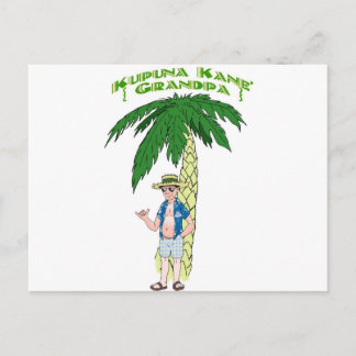 Hawaiian Grandpa Postcard
