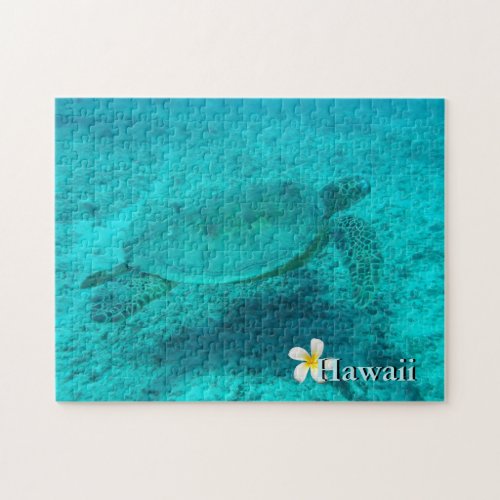 Hawaiian Green Sea Turtle Jigsaw Puzzle