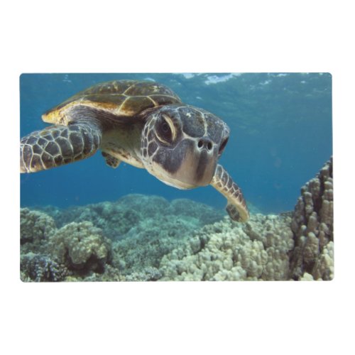 Hawaiian Green Sea Turtle Placemat