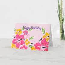 Hawaiian Happy Birthday