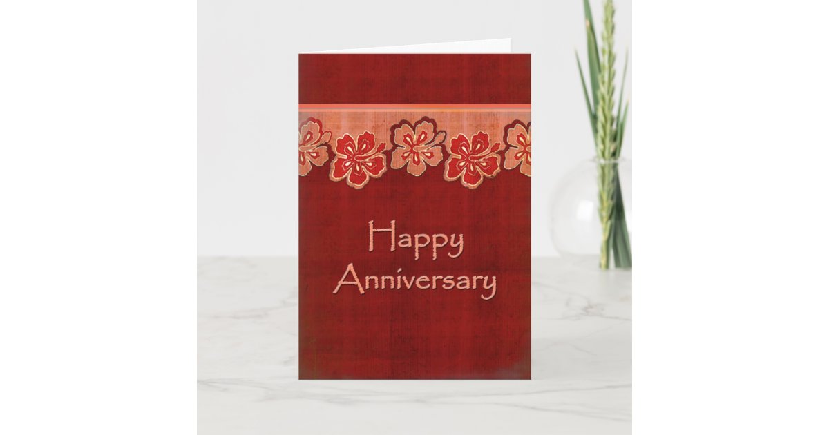 hawaiian-hibiscus-anniversary-card-zazzle