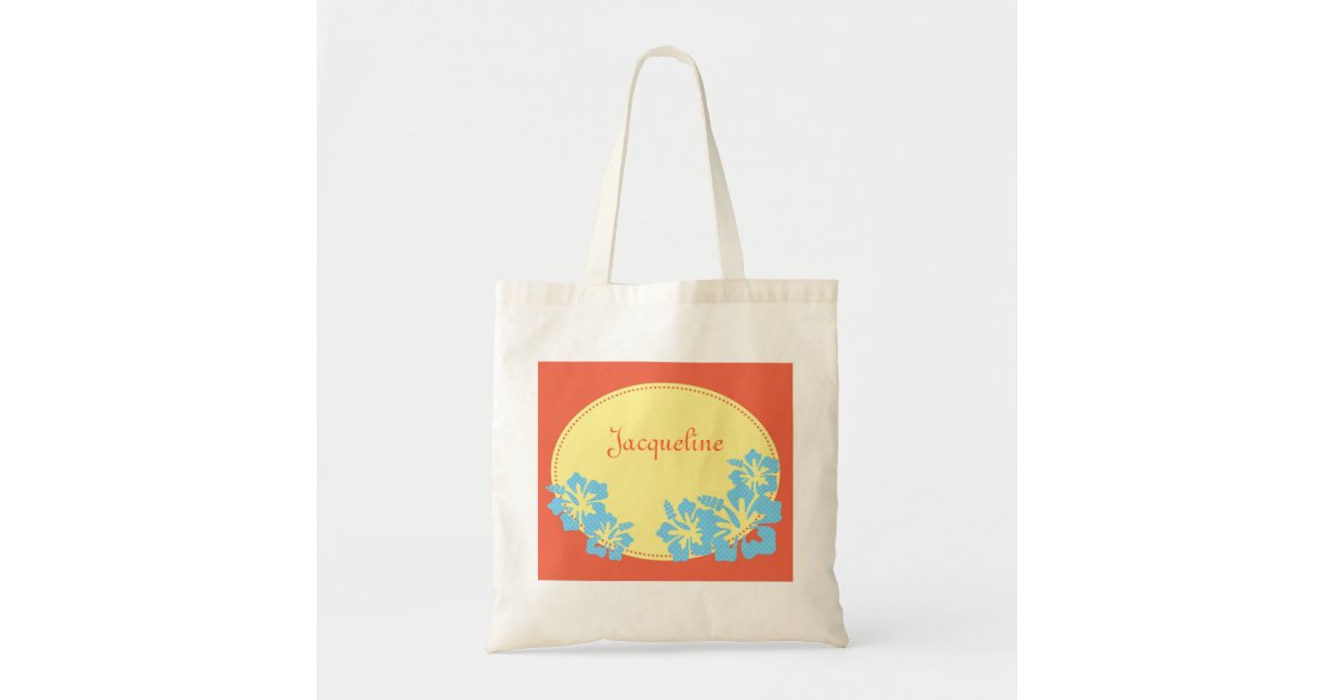 Hibiscus Shopping Tote Bag PM