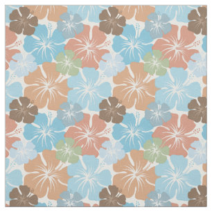 Hawaiian Hibiscus Floral Fabric
