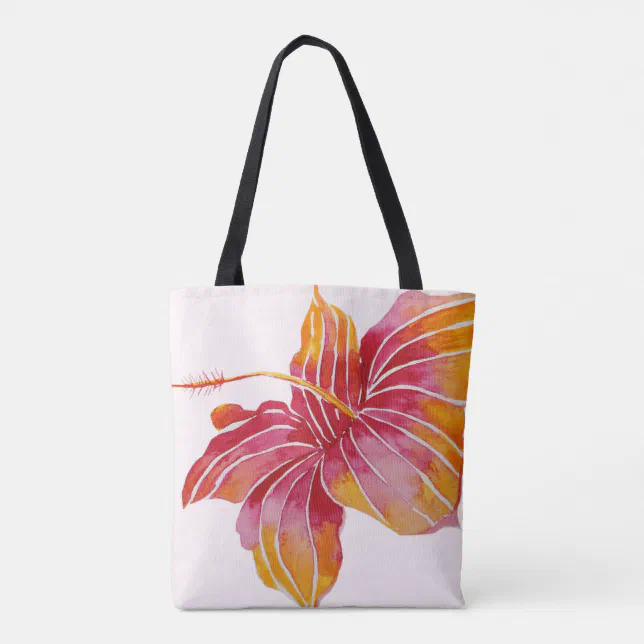 Ink Hibiscus Surf Tote