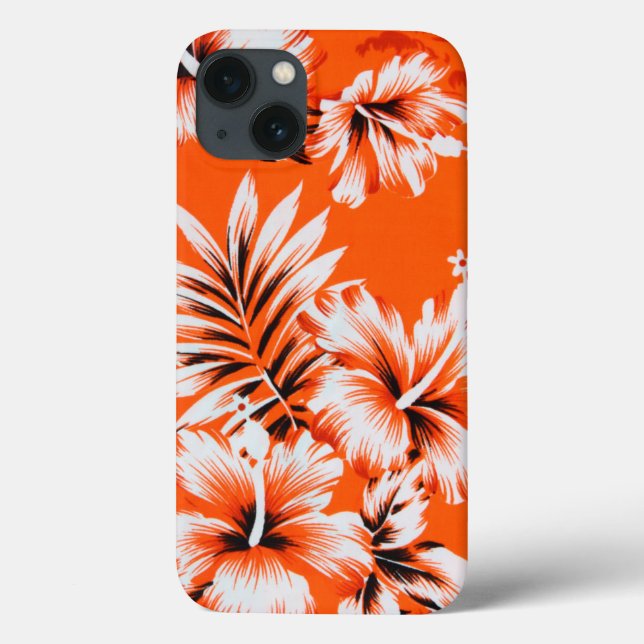 Hawaiian Hibiscus Flower Background Case-Mate iPhone Case (Back)