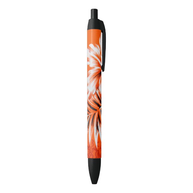 Hawaiian Hibiscus Flower Background Pen (Bottom (Vertical))