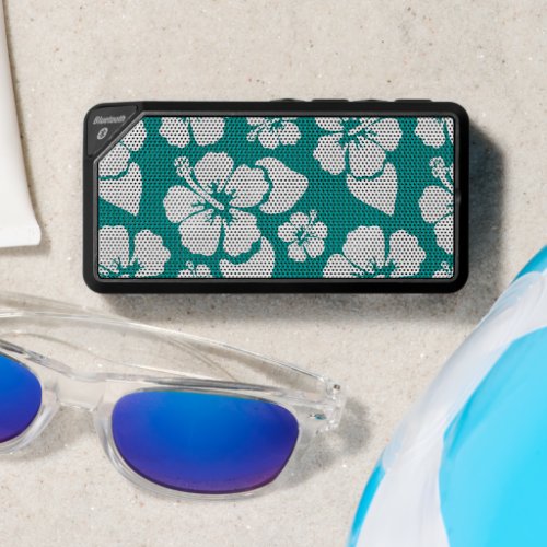 Hawaiian Hibiscus Flower Pattern Bluetooth Speaker