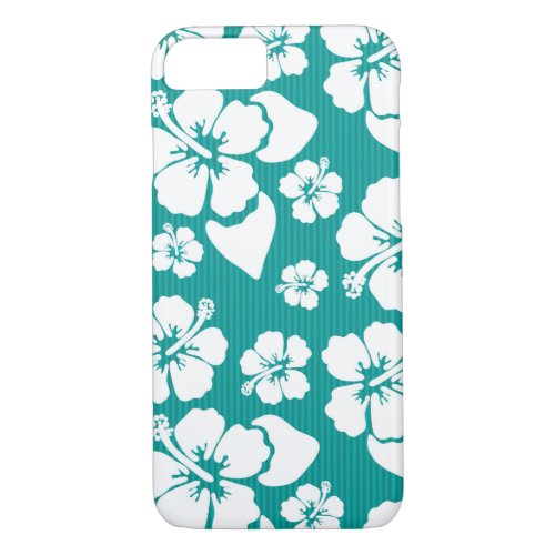 Hawaiian Hibiscus Flower Pattern iPhone 87 Case