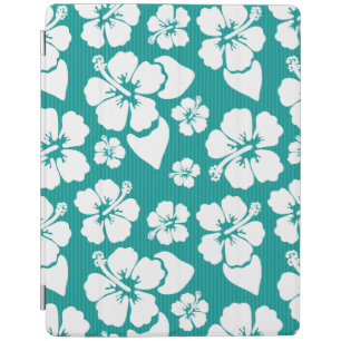 Hawaiian Hibiscus Flower Pattern iPad Smart Cover