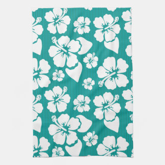 Hawaiian Hibiscus Flower Pattern Towel