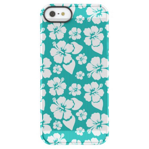 Hawaiian Hibiscus Flower Pattern Permafrost iPhone SE55s Case