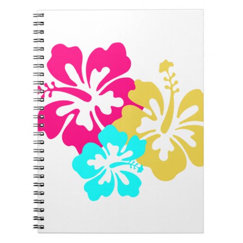 Hawaiian Hibiscus Flowers Notebook