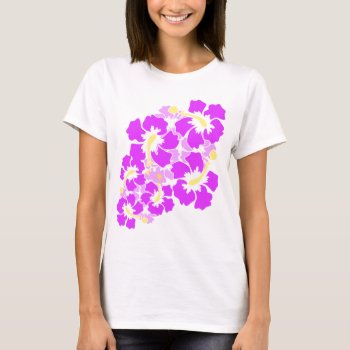 Hawaiian Hibiscus Flowers Tee by imagefactory at Zazzle