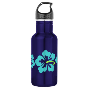 Hawaiian Hibiscus Flowers Water Bottle