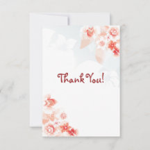 Hawaiian Hibiscus in Red Orange Thank You