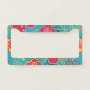Hawaiian Hibiscus License Plate Frame