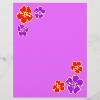 Hawaiian Hibiscus Luau Tropical Flowers by macdesigns2 at Zazzle