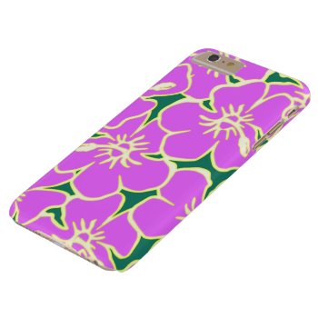 Hawaiian Hibiscus Luau Tropical Flowers Barely There Iphone 6 Plus Case by macdesigns2 at Zazzle