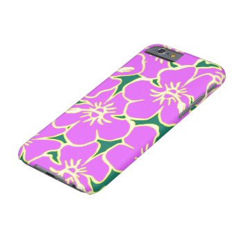 Hawaiian Hibiscus Luau Tropical Flowers Barely There Iphone 6 Case by macdesigns2 at Zazzle