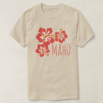 Hawaiian Hibiscus Māhū Lgbt Third Gender T-shirt by Angharad13 at Zazzle