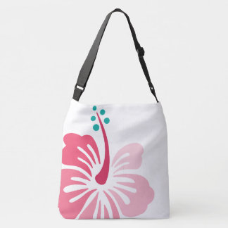 Hawaiian Hibiscus Women's Large Crossbody Totebag Crossbody Bag
