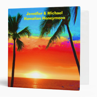 Hawaiian Honeymoon Photo Album 3 Ring Binder