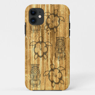 Hawaiian Honu And Tiki Mask iPhone 11 Case