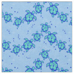 Hawaiian Honu Hibiscus Sea Turtles Fabric