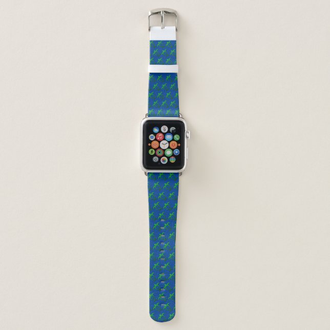 Hawaiian Honu Petroglyph Apple Watch Band (Front)