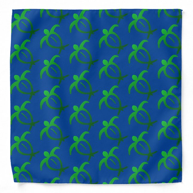 Hawaiian Honu Petroglyph Bandana (Front)
