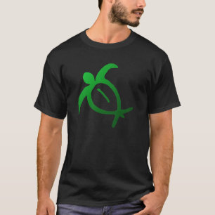 Hawaiian Honu Petroglyph - T-Shirt