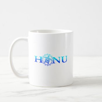 Hawaiian Honu Sea Turtle Ocean Blue Coffee Mug by BailOutIsland at Zazzle