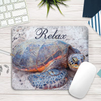 Hawaiian Honu Sea Turtle Photo Relax Quote Cute