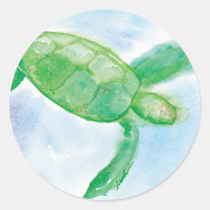 Hawaiian Honu Sticker