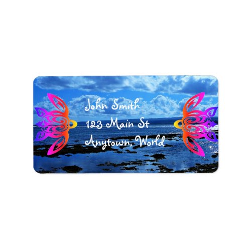 Hawaiian Honu Turtle Label