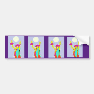 Hawaiian Hula Bumper Bumper Sticker