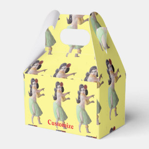 Hawaiian Hula Dancer Thunder_Cove Candy Tin Favor Boxes